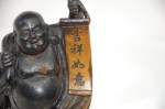 Antiker feinst geschnitzter Glücks Buddha